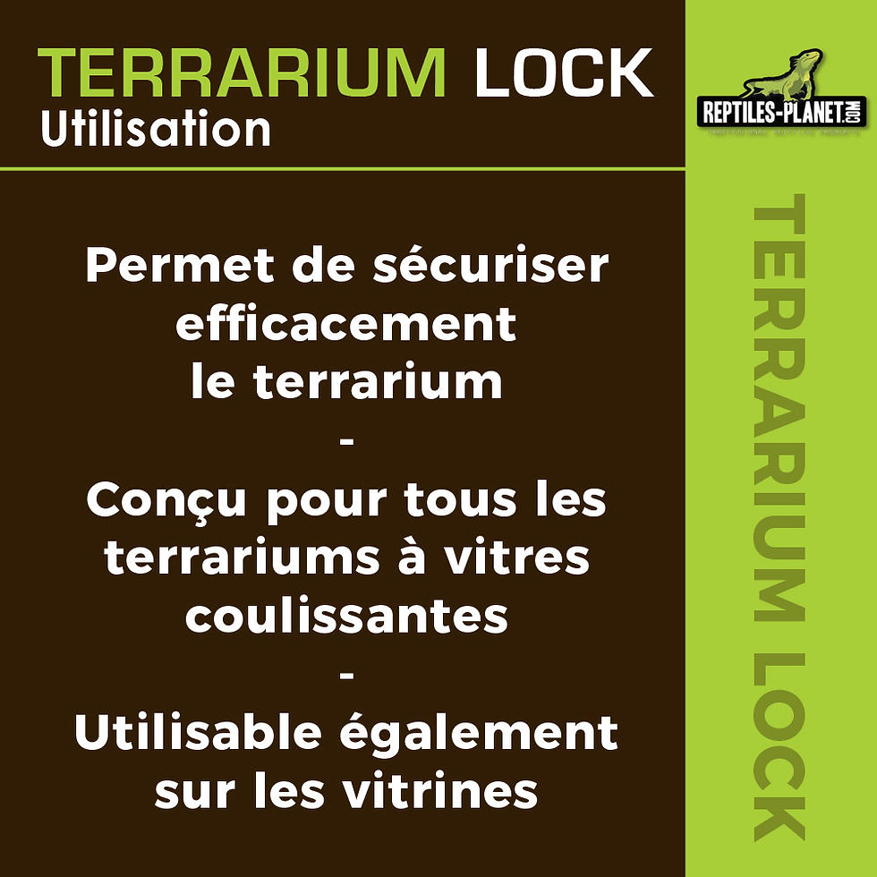 Thumbnail: Terrarium Lock - Slot voor Terrarium
