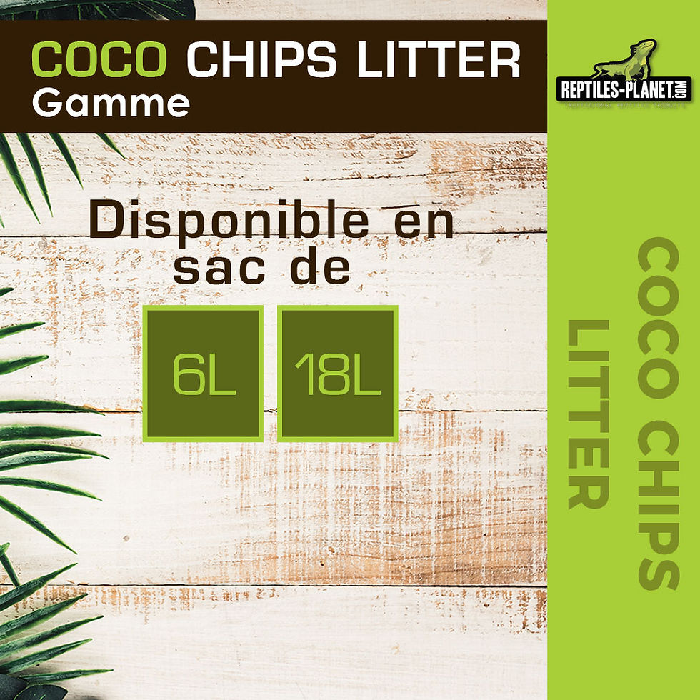 Miniatura: Coco Chips - Substrato in Scaglie di Cocco per Terrario - 18 Litri
