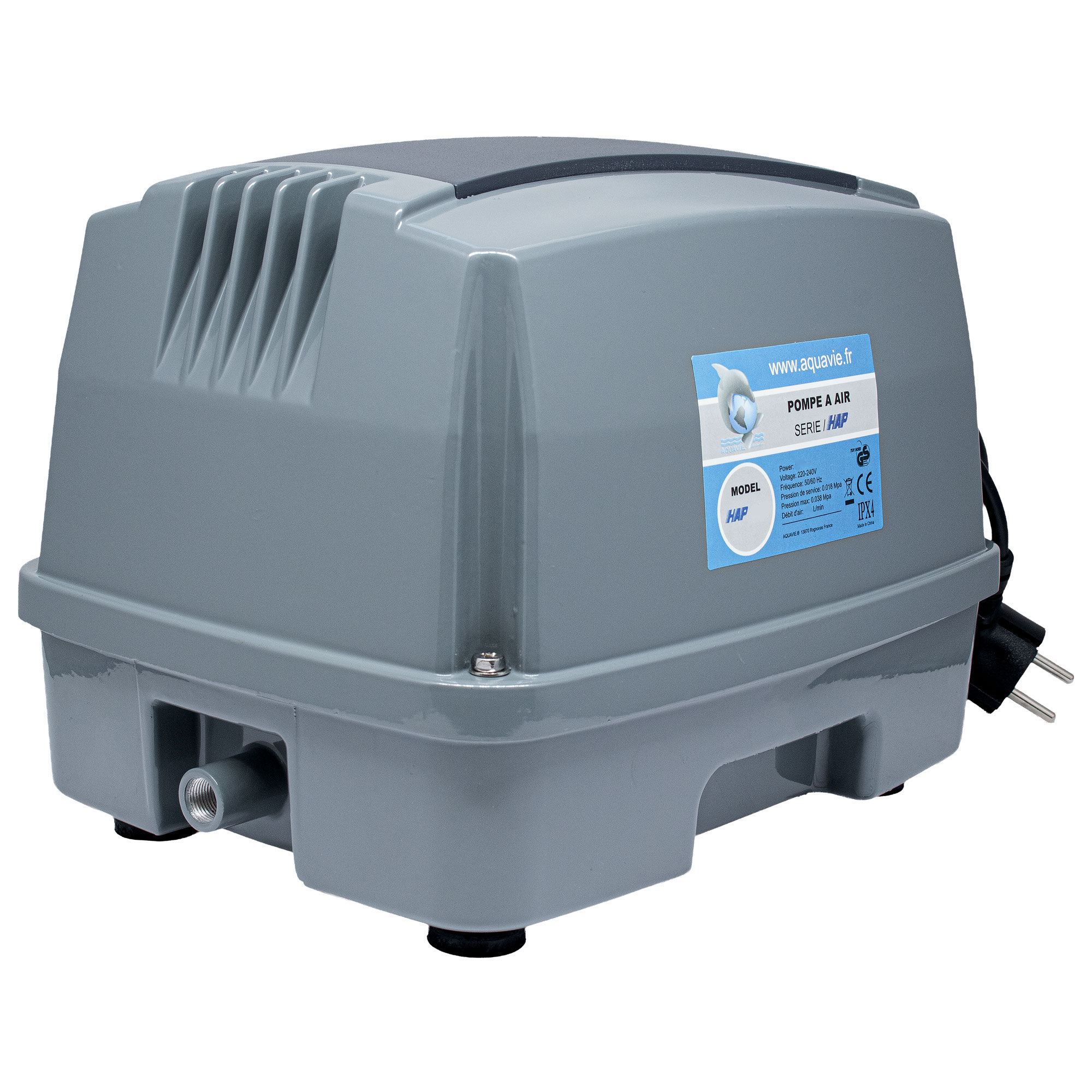Compresseur 80-4800 L/h pour viviers professionnels, essentiel pour la conservation optimale des crustacés et fruits de mer.