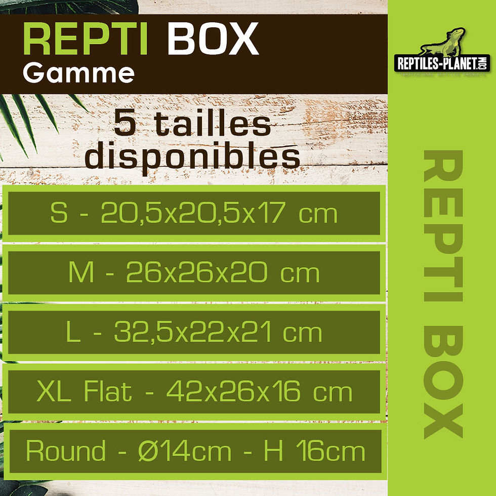 Miniature : Repti Box Round - Boite de Transport  avec Couvercle - Ø 30 cm - H 19 cm