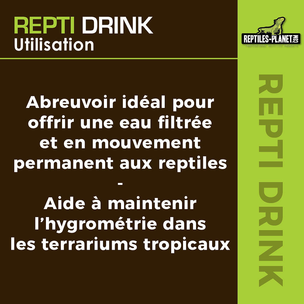 Thumbnail: Repti Drink - Terrarium Fountain - 18x12.5x27.5 cm
