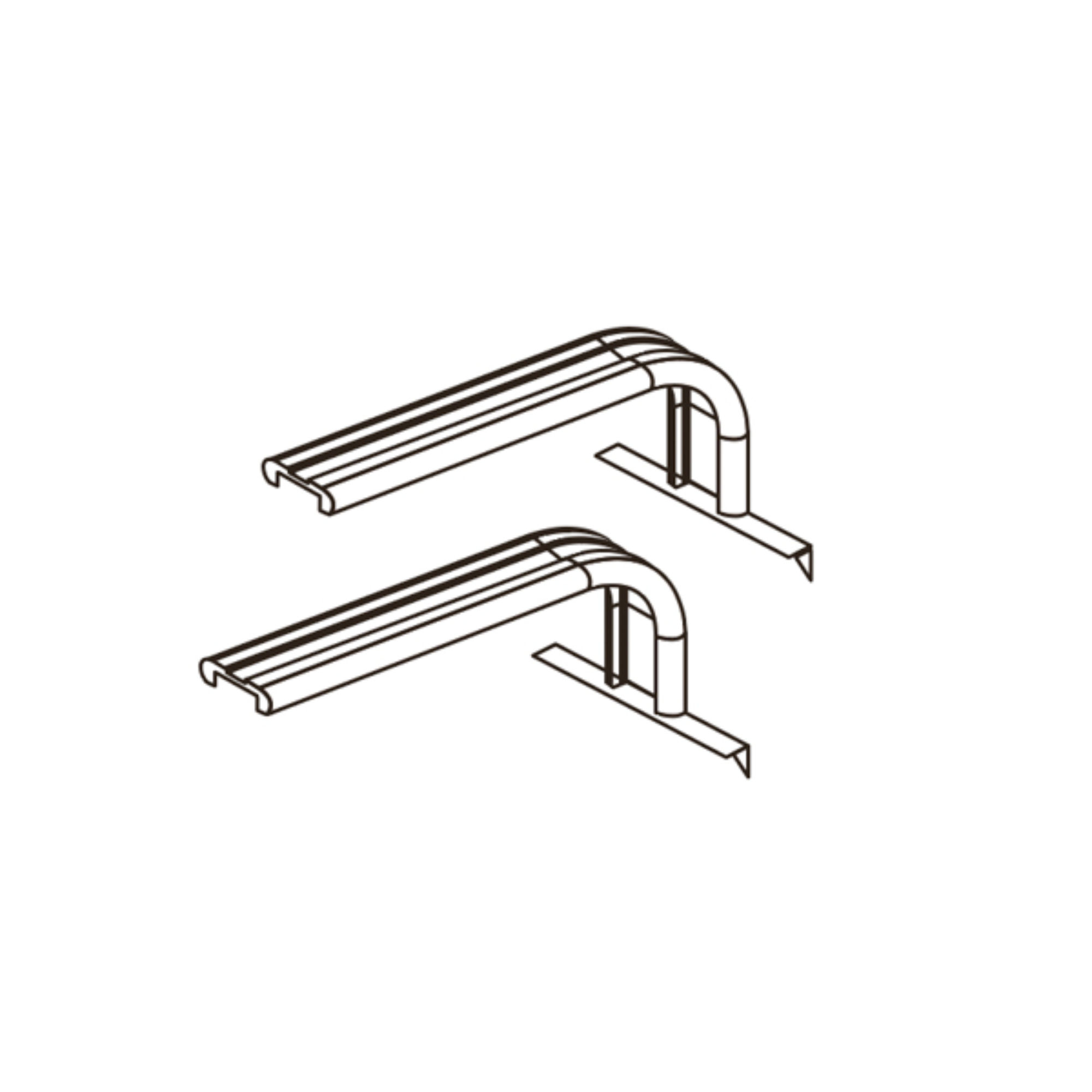 GrassyCore Sealight - Leg S - Noir - 21x9 cm - 2 pcs