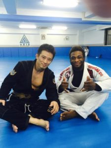 Training at Axis BJJ in Tokyo with Sawada-san