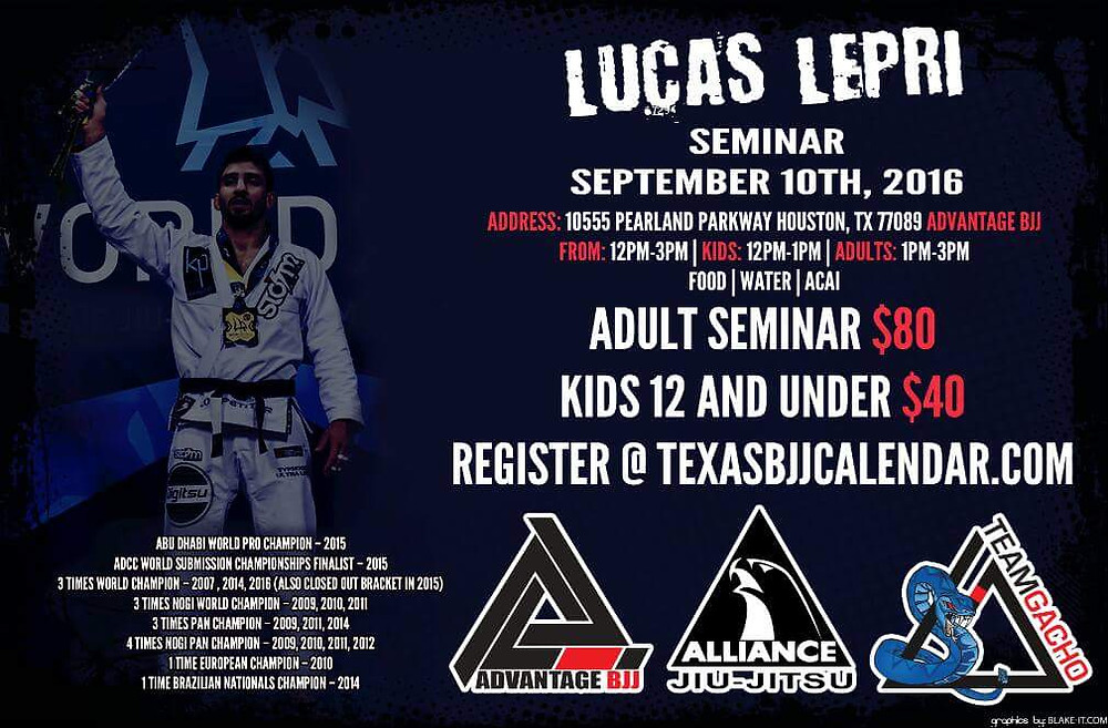 Even world champions like Lucas Lepri still list out their major accomplishments.