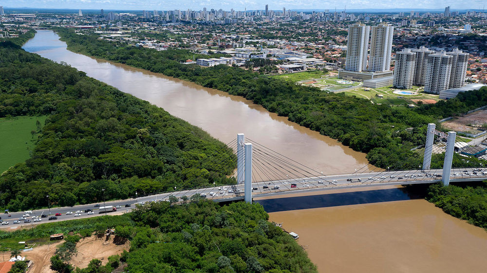 A Imagem Mostra No Rio Cuiabá Mato Grosso