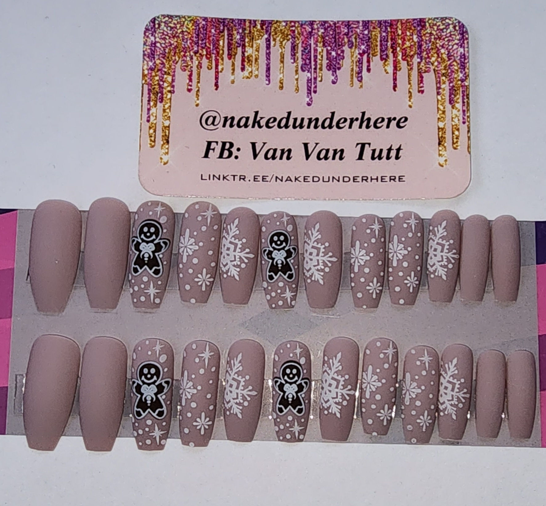 Christmas Press On Nails