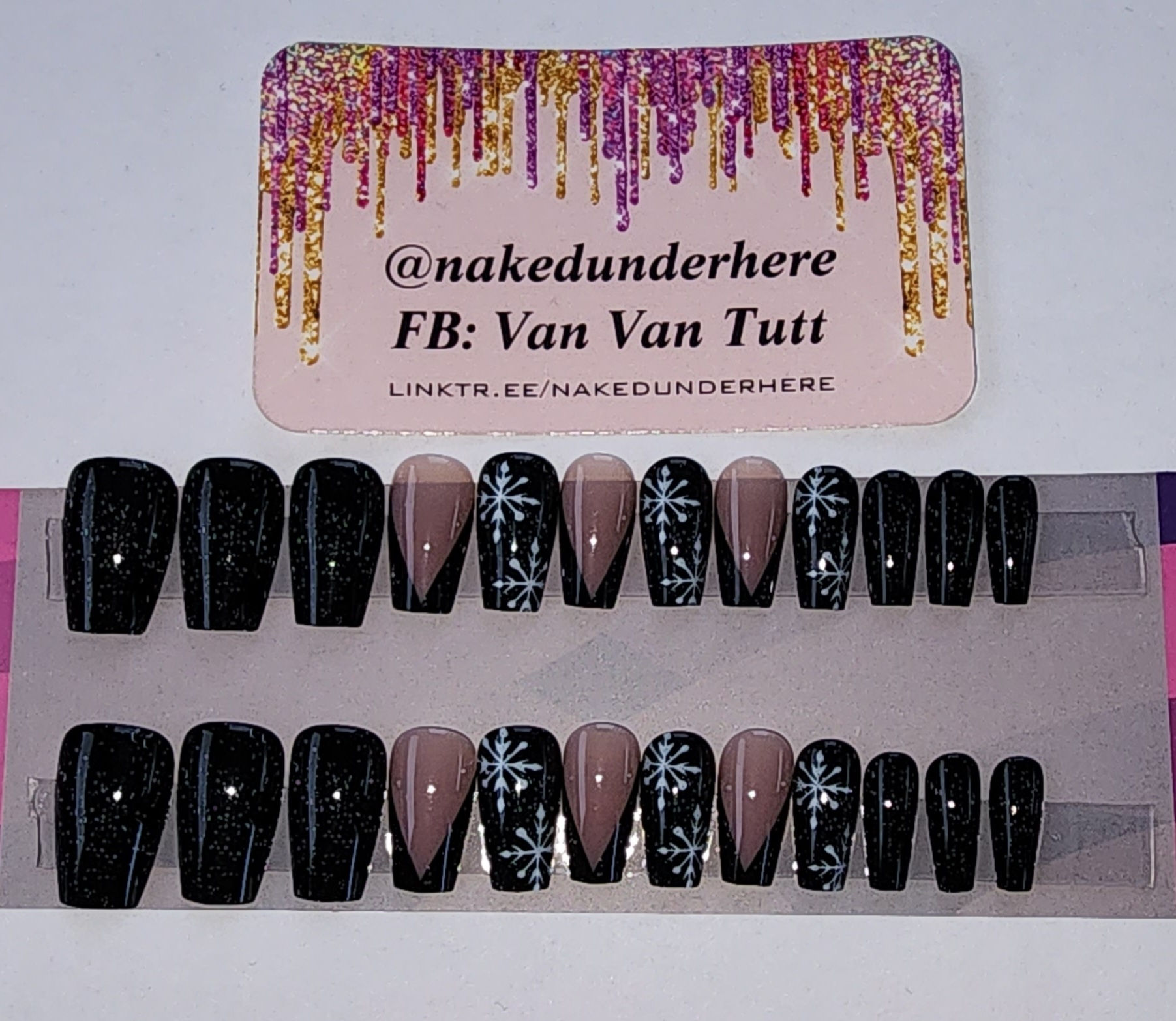 Winter Press On Nails 