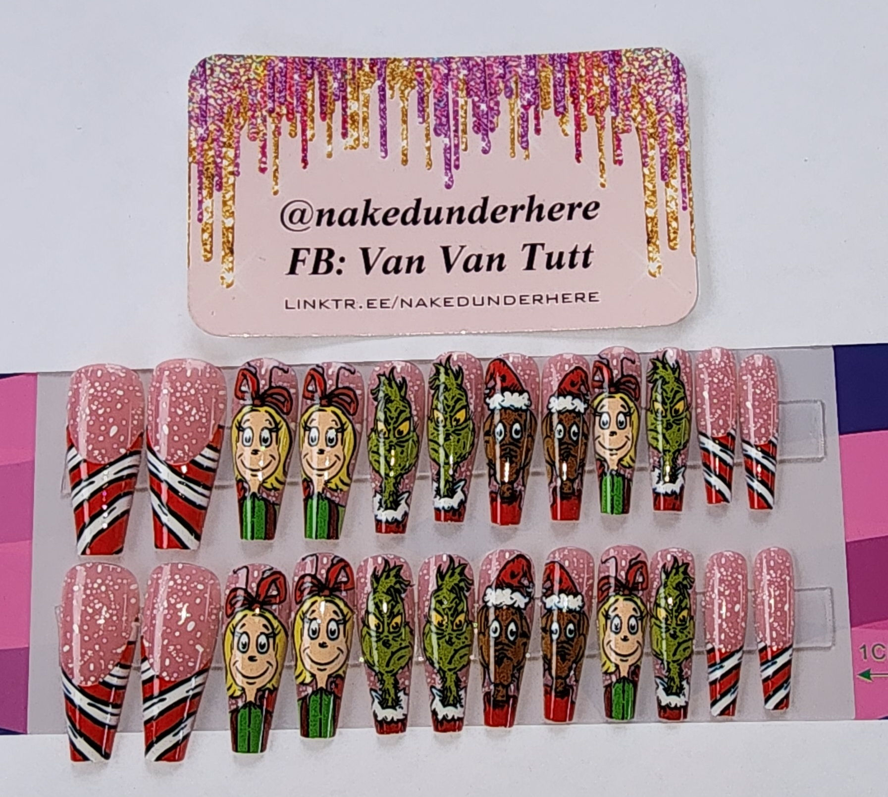 Christmas Press On Nails