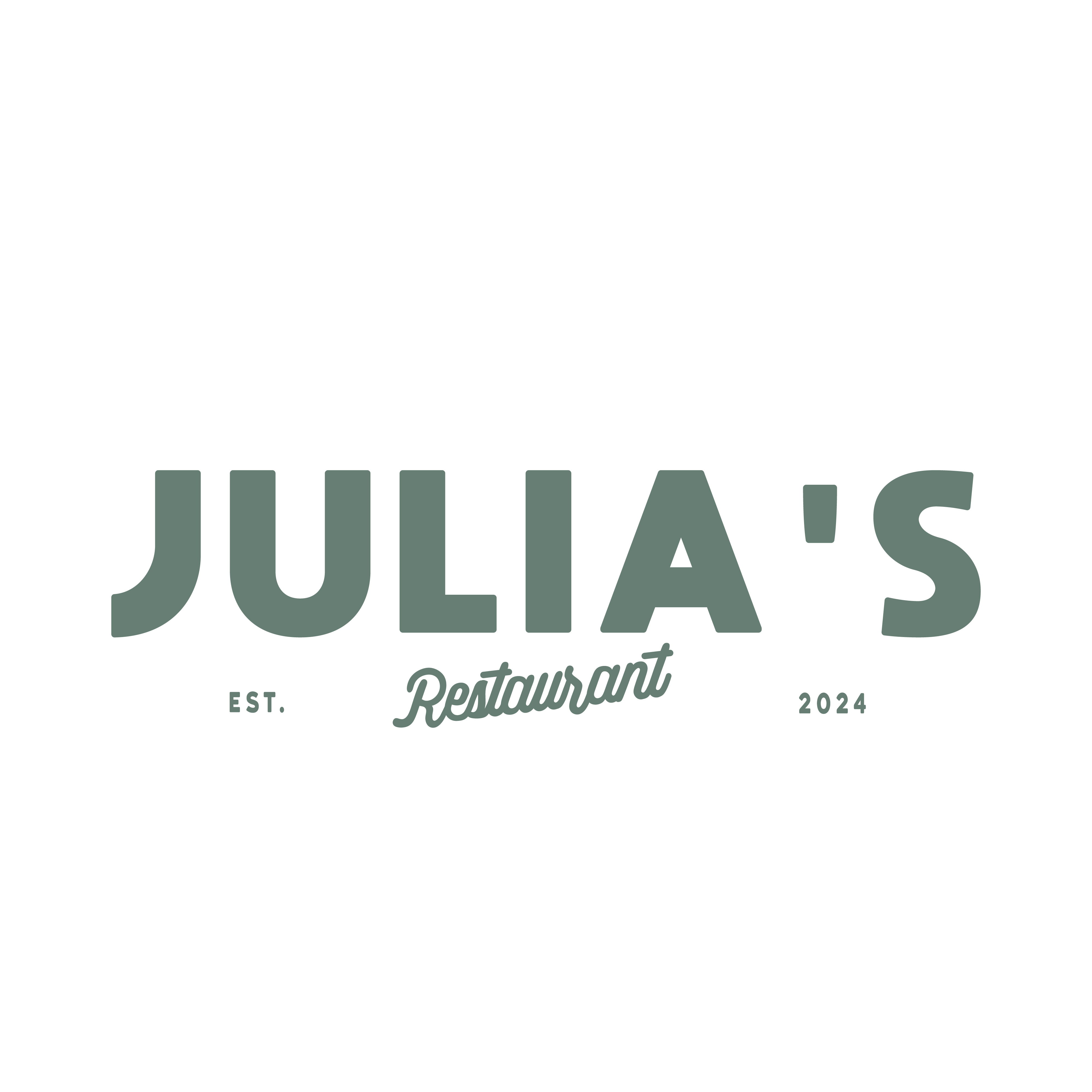 Julia's 官方品牌 Logo