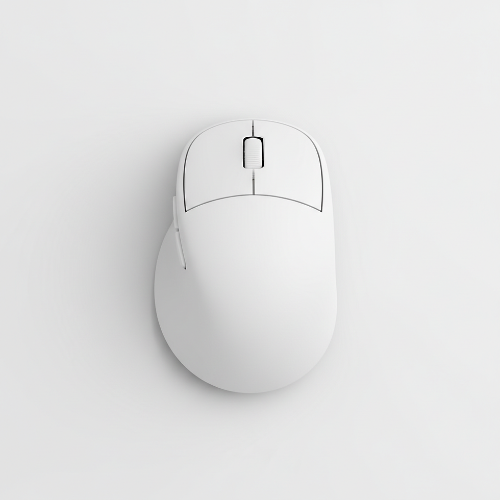 Mouse Ergonômico Silencioso