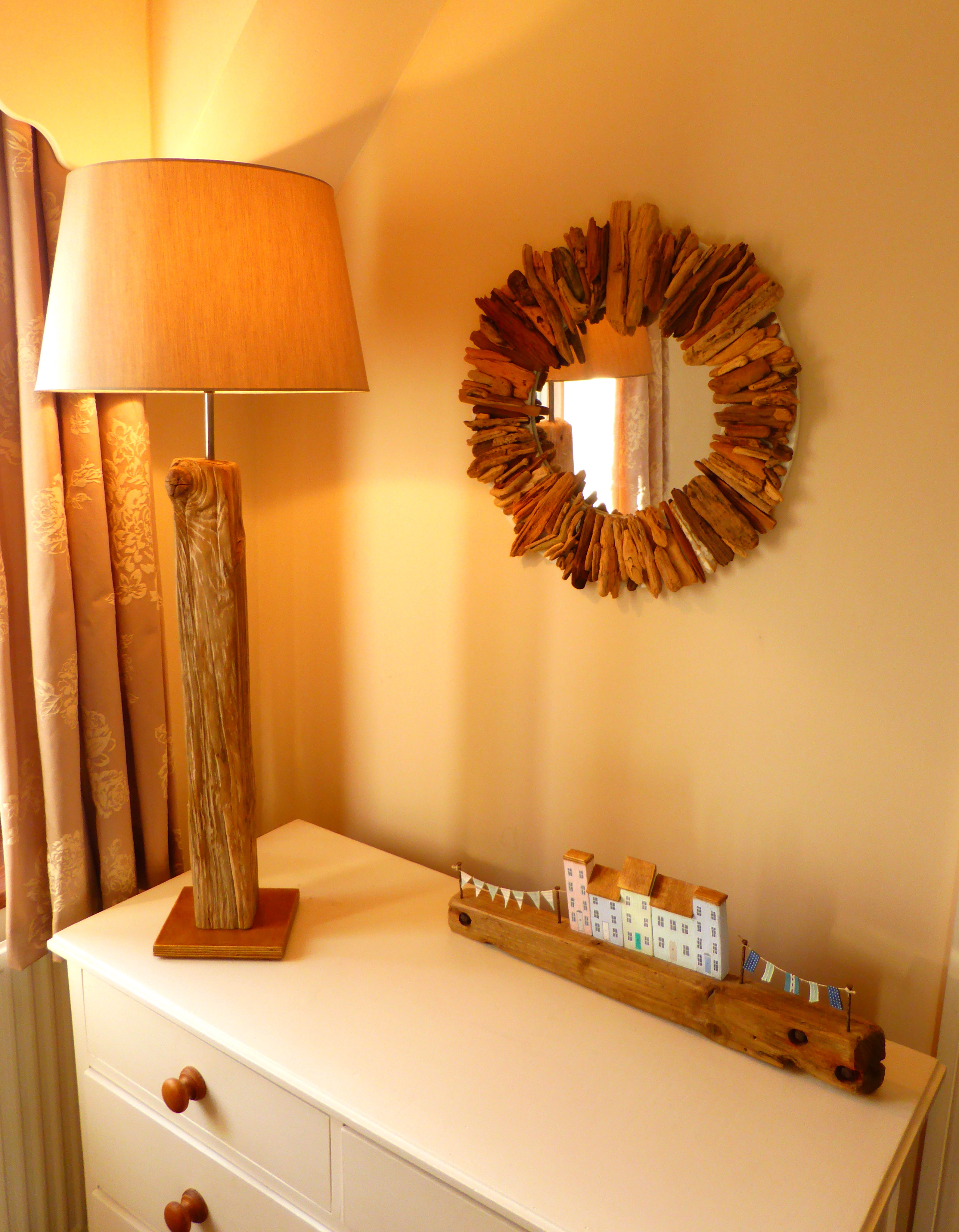 Driftwood Square Lamp