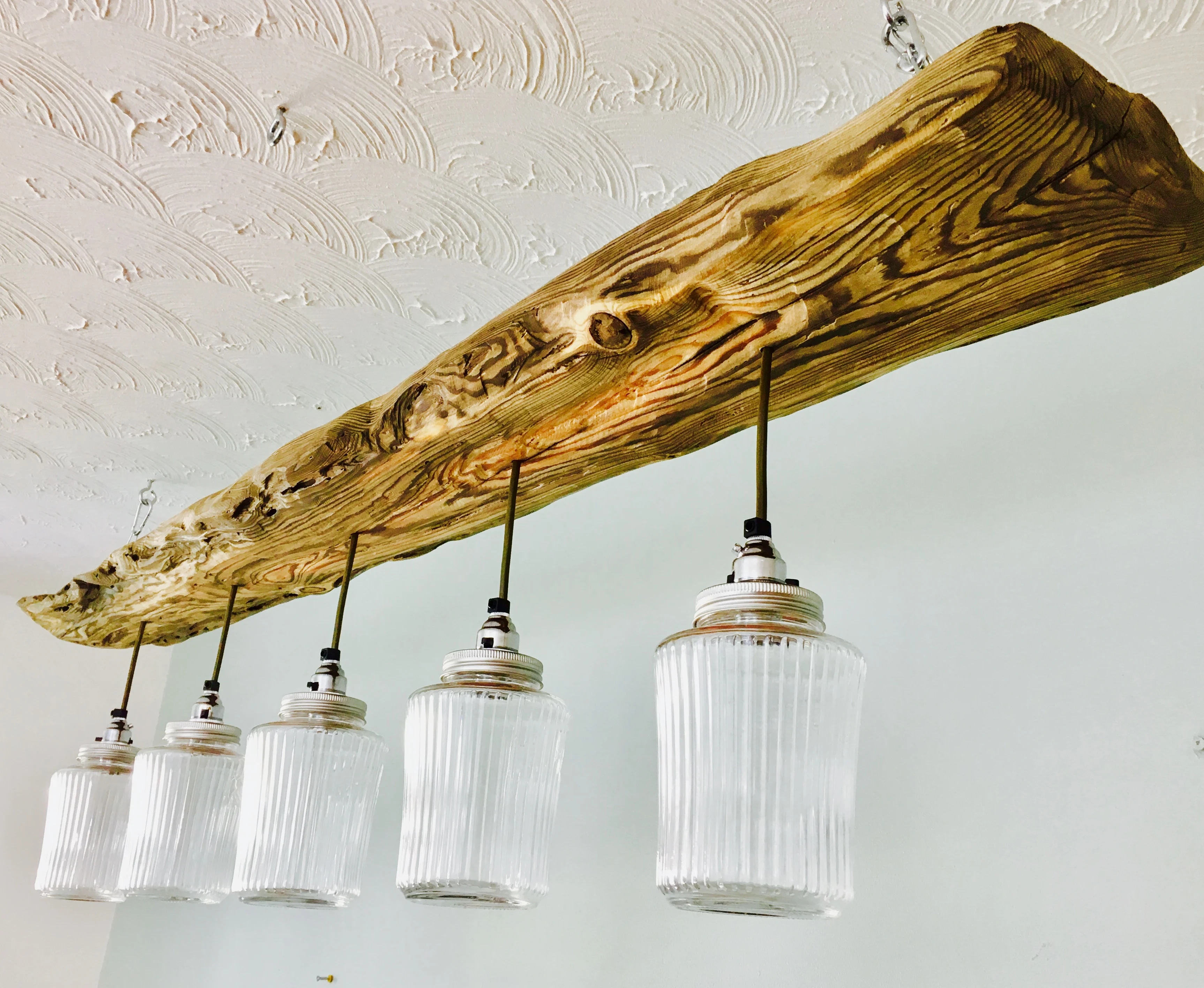 Jam Jar Ceiling Light Welsh Driftwood Jam Jar Ceiling Light Welsh Driftwood