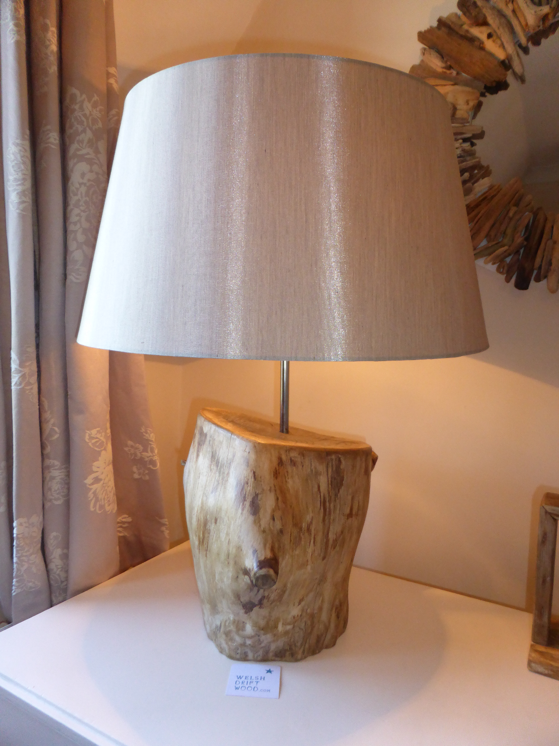 Driftwood Birch Lamp