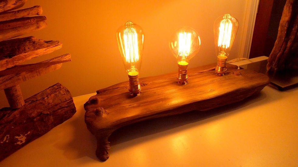 Thumbnail: Driftwood Flat Lamp