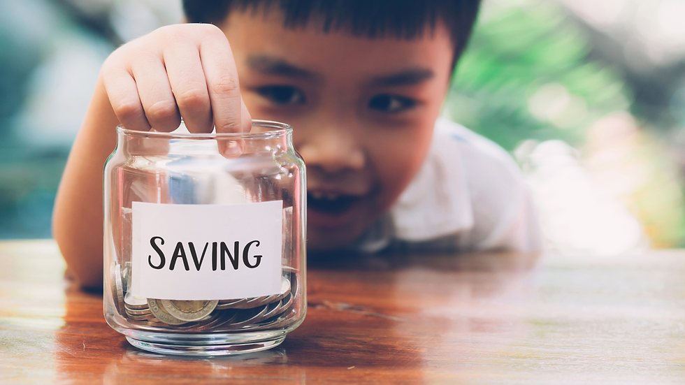 Setting savings goals helps kids decide between their needs and wants, and how to spend their money.