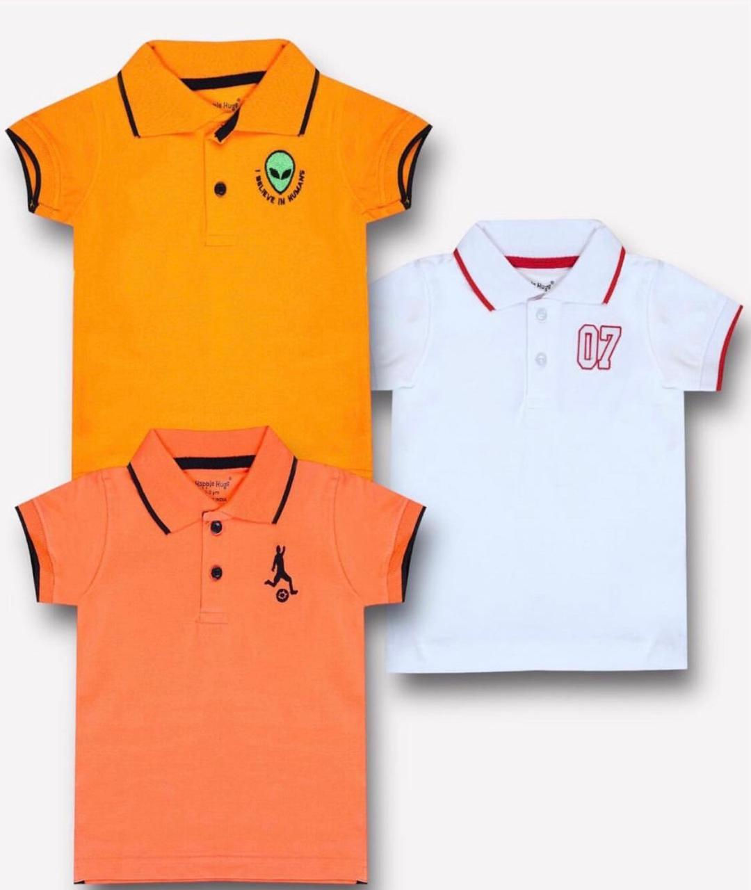 Boys Polo Combo of 3
