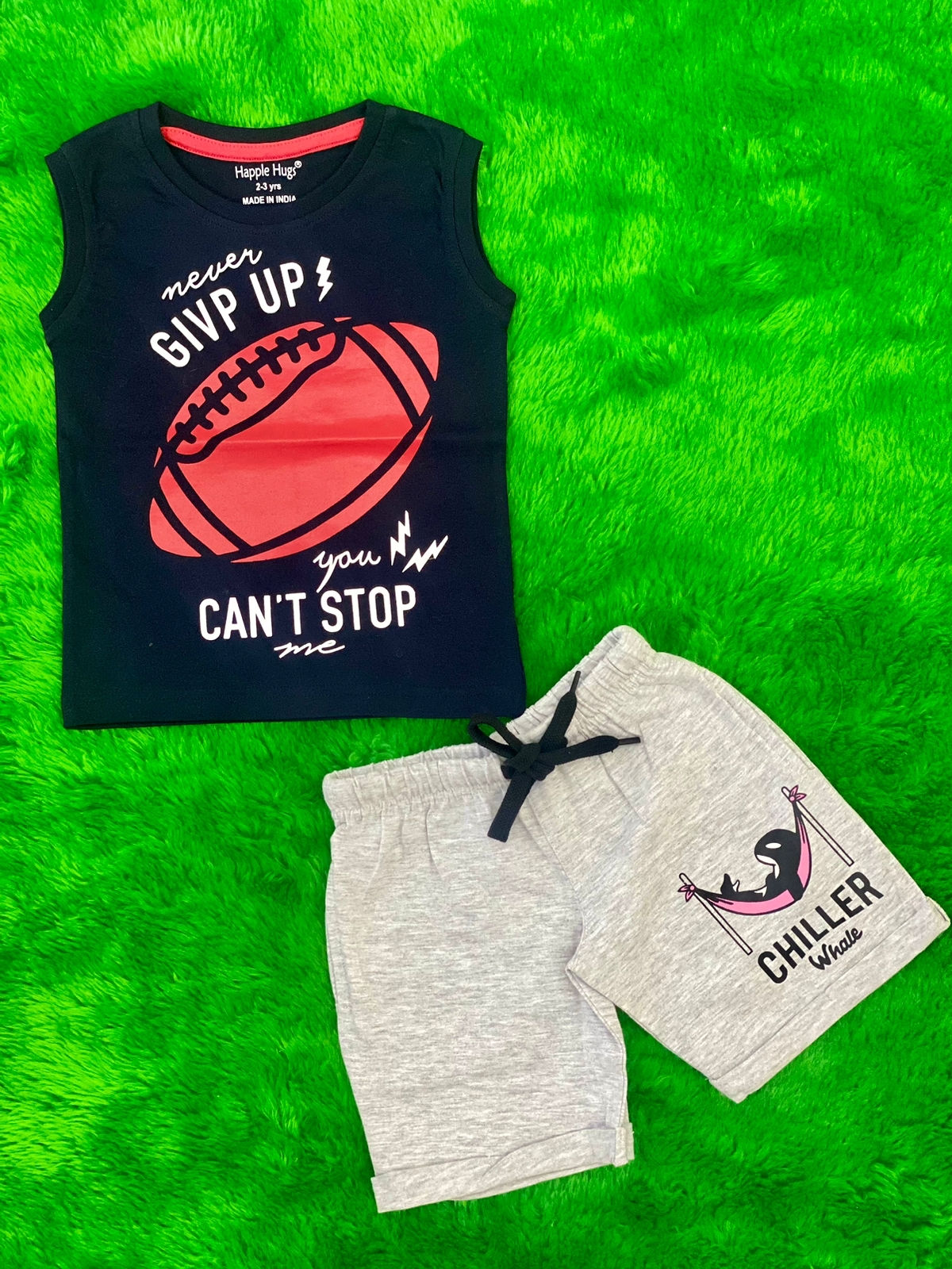 Boys baseball shorts combo