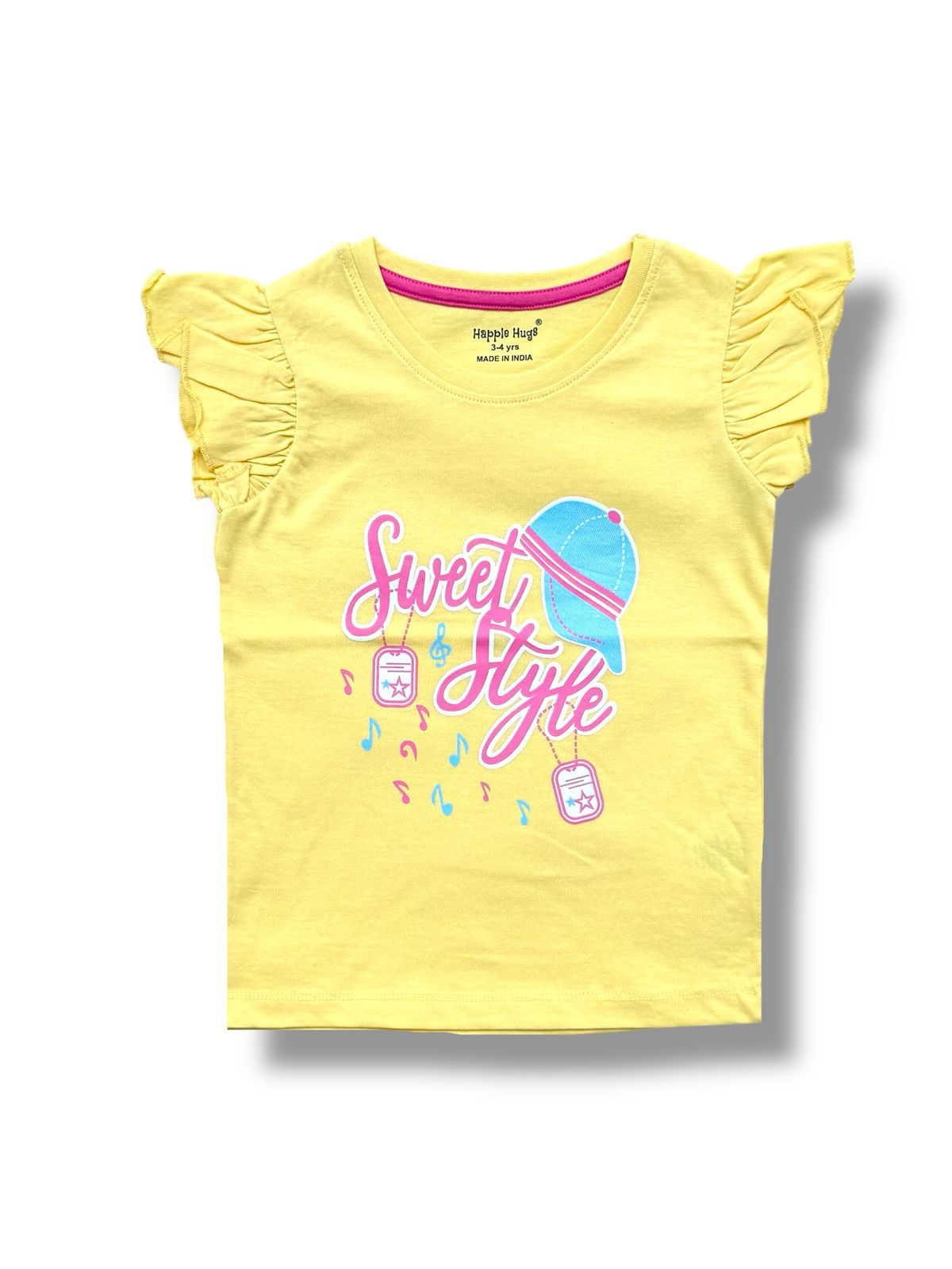 Yellow Frill Tee