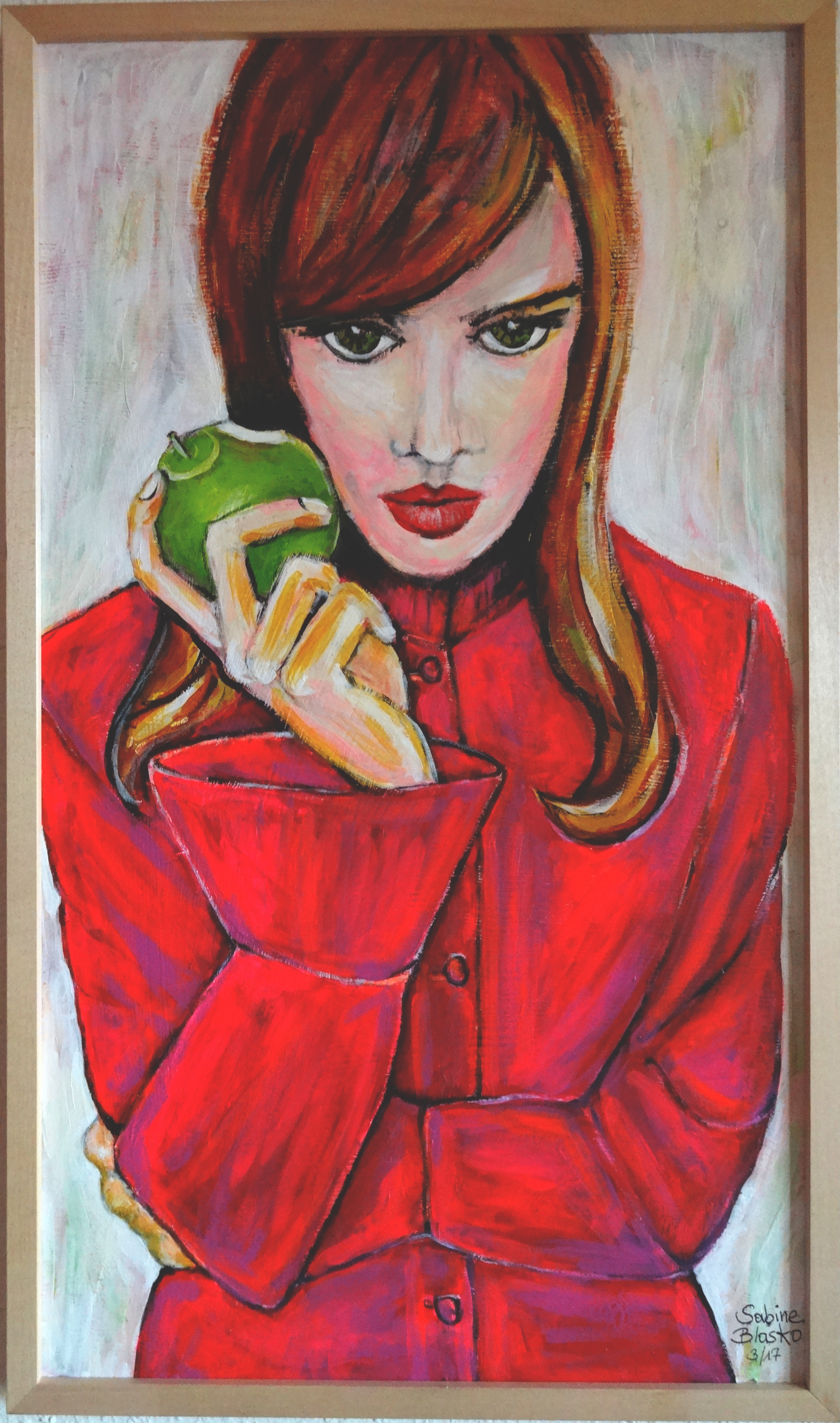 Girl With Apple