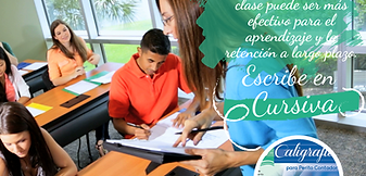 La caligrafía: un sistema uniforme de escritura con movimientos rítmicos