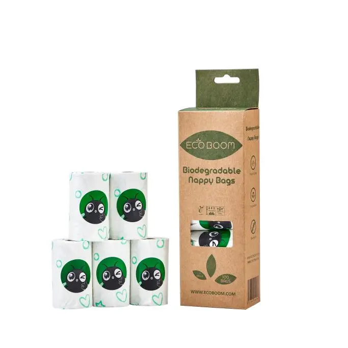 Biodegradable Nappy Bags 100 Bags FANTASTIC NO PLAS