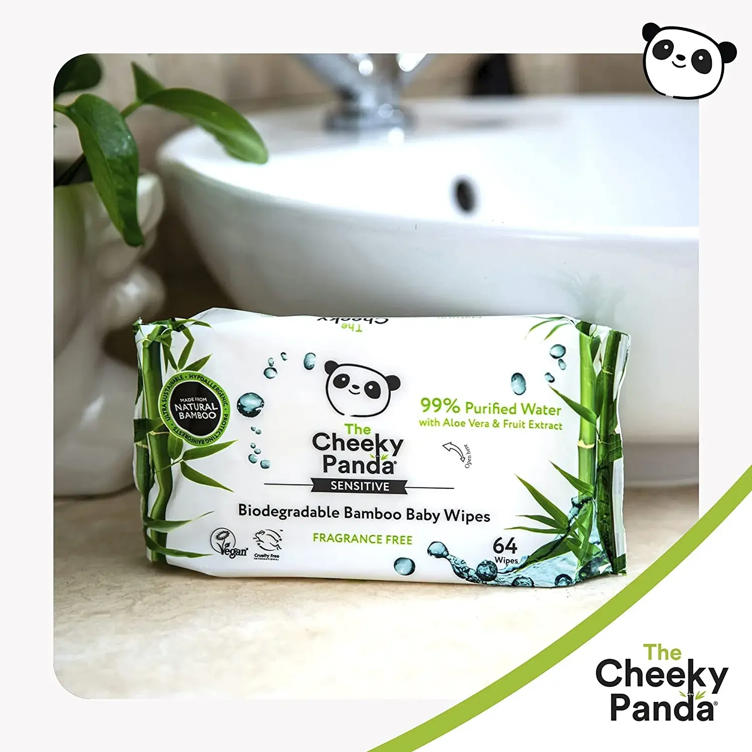 Cheeky Panda - Biodegradable Baby Wipes