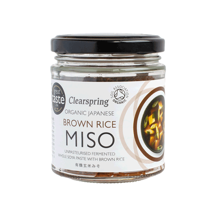 Japanese Brown Rice Miso Paste - Unpasteurised - Organic 150g