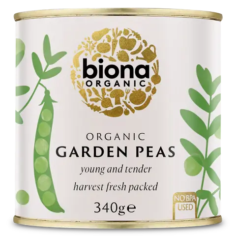 Garden Peas Biona - 340g