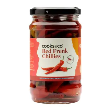 Cooks & Co Red Frenk Chillies - 300g