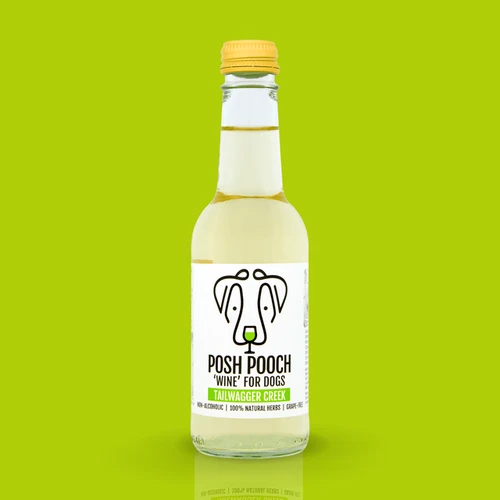 Doggy Wine White 330ml Bottle FANTASTIC NO PLAS