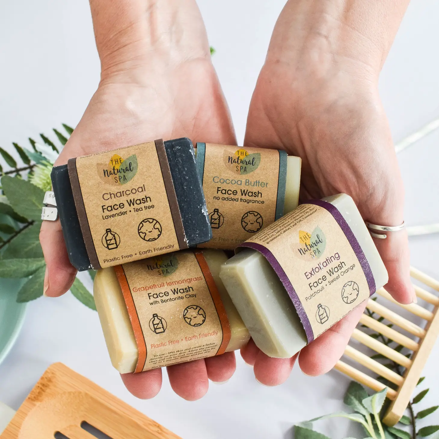 Natural Spa Face Wash Bars FANTASTIC NO PLAS