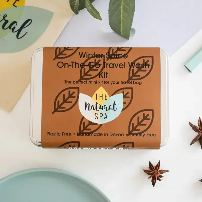 Natural Spa - Mini "On-The-Go" Travel Wash Kit - Winter Spice