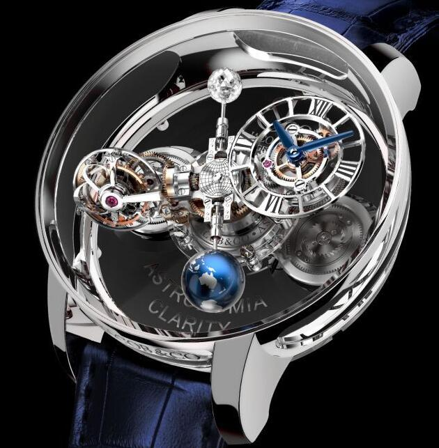 Jacob & Co ASTRONOMIA CLARITY WHITE GOLD AT120.30.AD.SD.A Replica watch content media