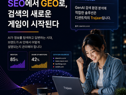 SEO+GEO: AI가 답하는 시대, 당신의 브랜드는 그 답 안에 있는가? 