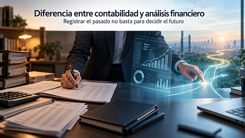 diferencia entre contabilidad y análisis financiero