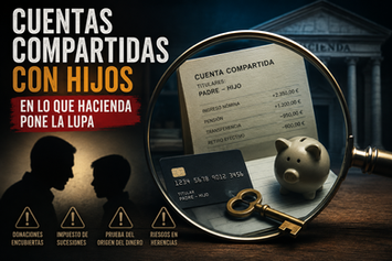 cuentas compartidas con hijos