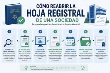 reabrir hoja registral
