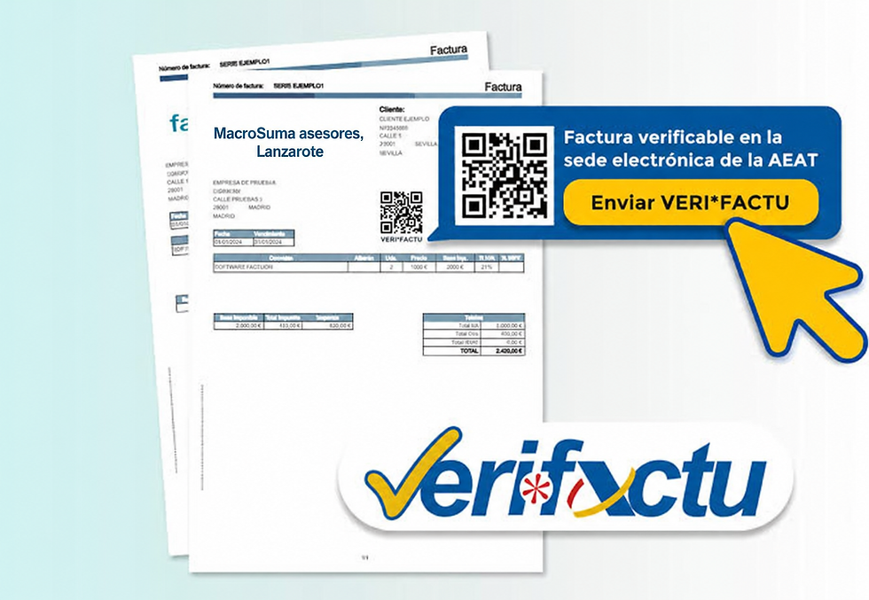 Sistema VeriFactu Lanzarote