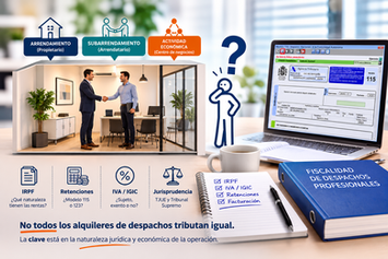 fiscalidad de despachos