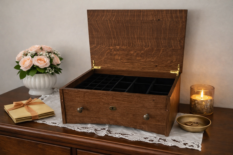 Thumbnail: Elegant Wooden Jewelry Box