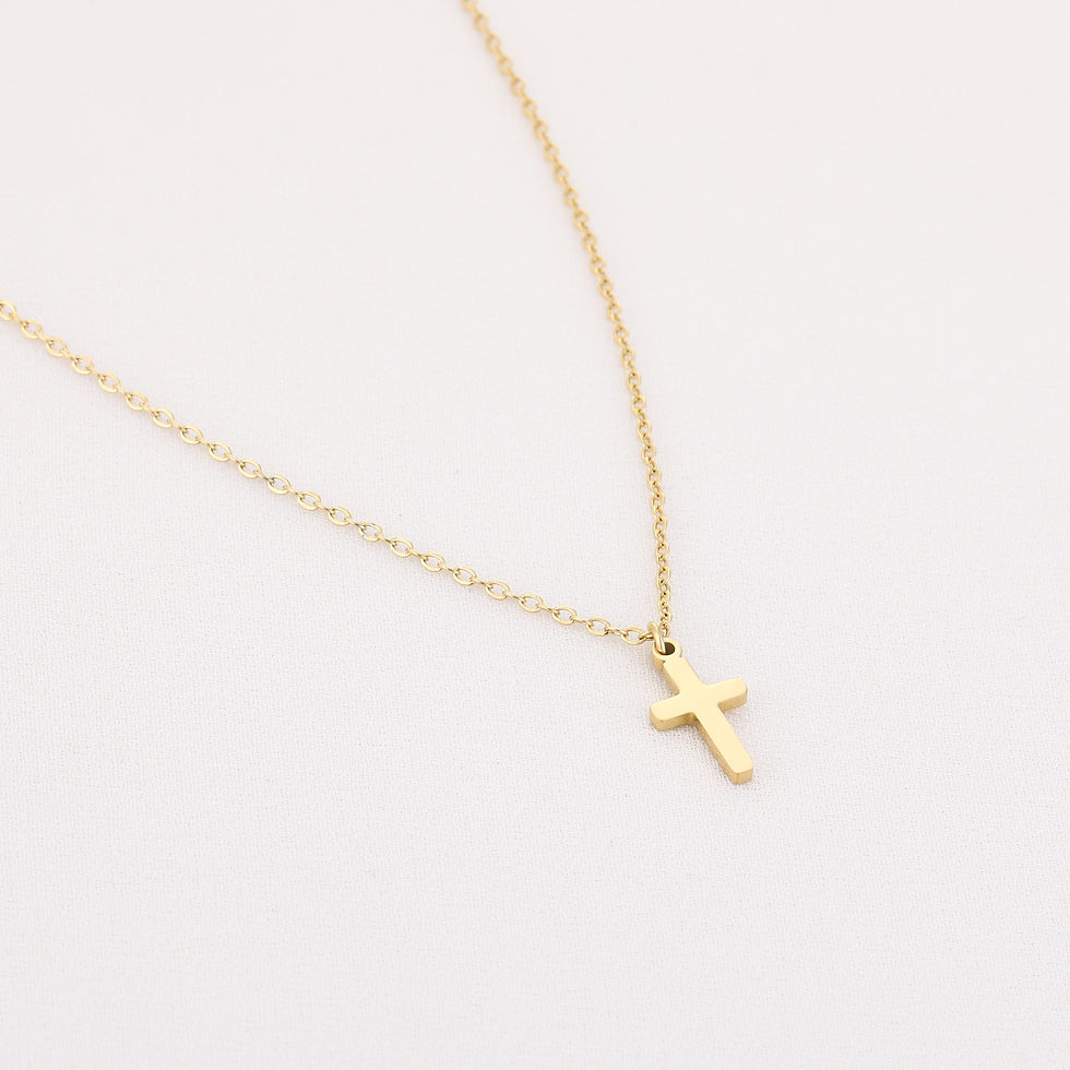Necklace Golden Cross