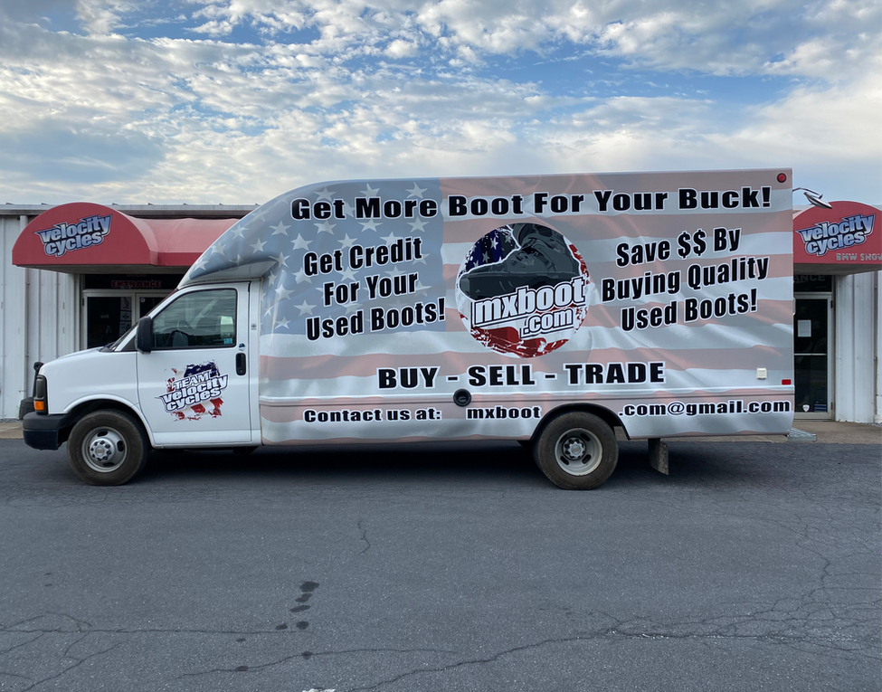 Trackside sales of new and used motocross boots with a boot trade-in program at mxboot.com.