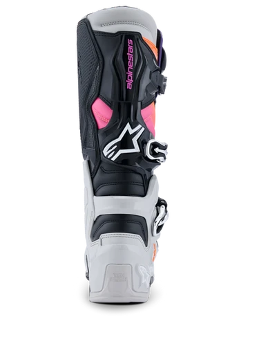 2026 Alpinestars Tech 7 Boots - Black/Gray/Orange/ Magenta