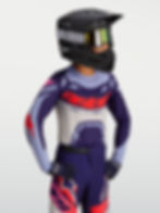 Thumbnail: Alpinestars MX27 YOUTH Supertech Dyna Jersey - Light Violet/Deep Purple/Pink
