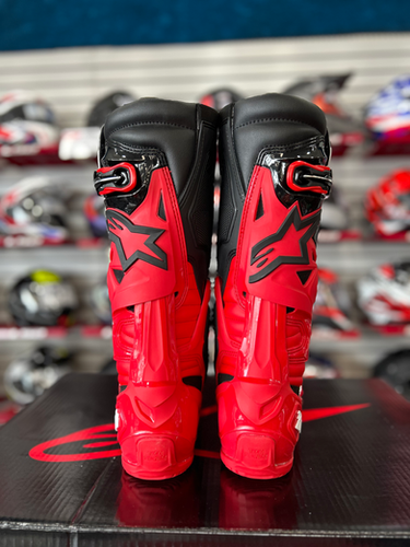 Alpinestars Tech 10 Enduro Boots - Bright Red/Black/White | MxBoot.com