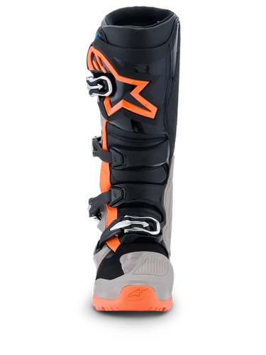 2026 Alpinestars Tech 7 Enduro Boots - Black/Gray/Orange | MxBoot.com