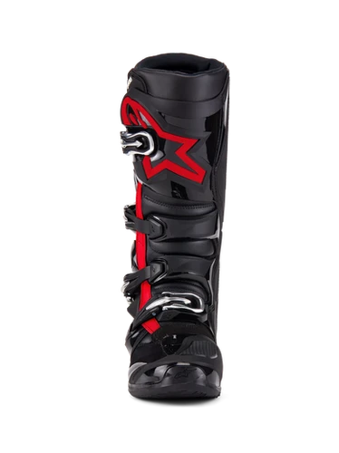 Alpinestars Tech 7 Boots - Black/Red Fluorescent | MxBoot.com
