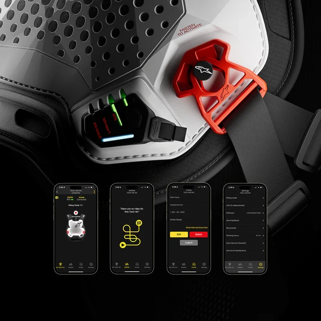 Close-up of Tech Air Mx control module and LED display