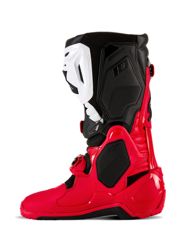 Alpinestars Tech 10 Enduro Boots - Bright Red/Black/White | MxBoot.com