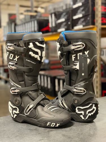 FOX INSTINCTモトクロスブーツ28.5cm EU44.5ブラック Fox Instinct 2.0 Boots - Black | MxBoot.com